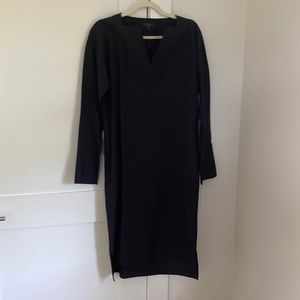 Cos black cotton dress
